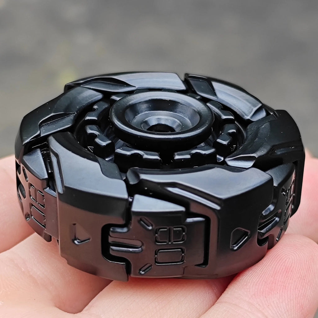 Magnetic Metal Fidgety Mood Buster Open Armor Spinning TopFidget Toys