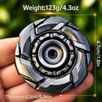 Magnetic Metal Fidgety Mood Buster Open Armor Spinning TopFidget Toys